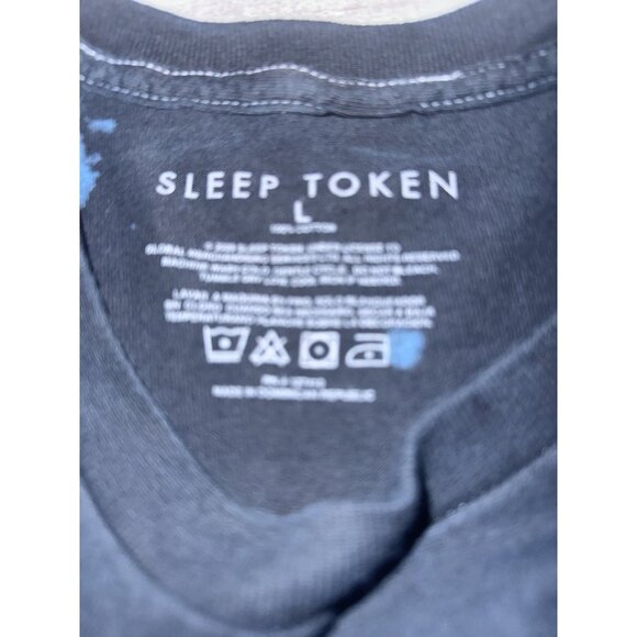 Sleep Token Vessel Hands Tiedye T-Shirt Size Large Black Blue - Picture 8 of 8